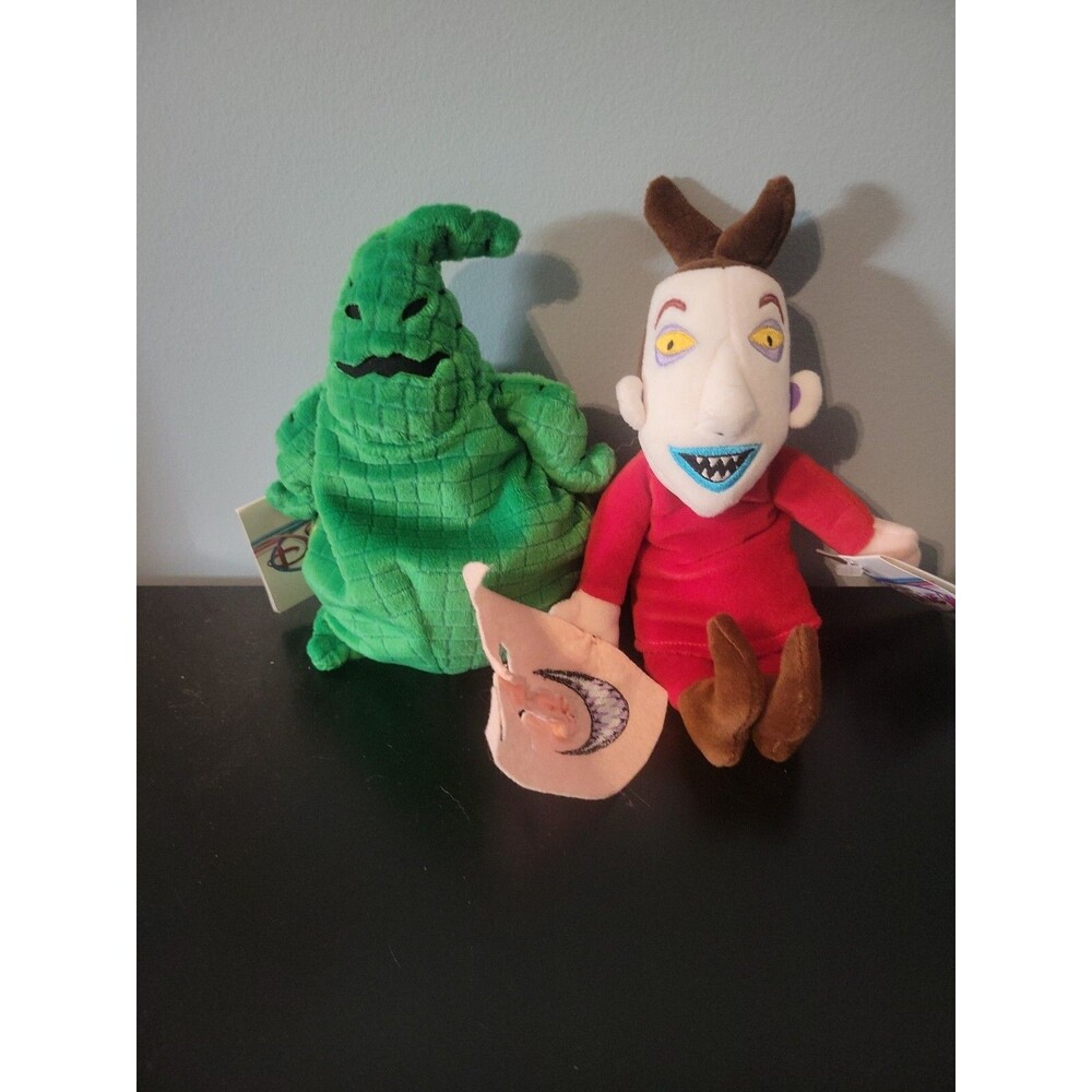 Disney Store Nightmare Before Christmas 8” Oogie Boogie & Lock 8" Plush Bean Bag